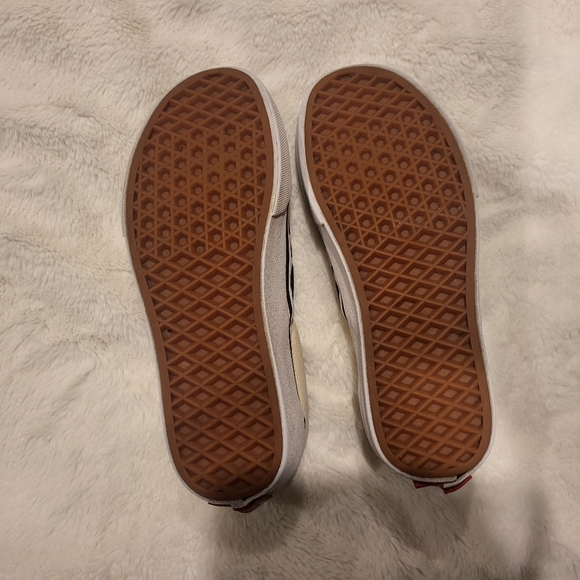 Vans Black and White Checkerboard Slip Ons - Picture 6 of 6